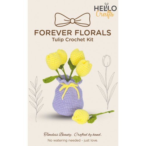 Forever Florals - Yellow Tulips