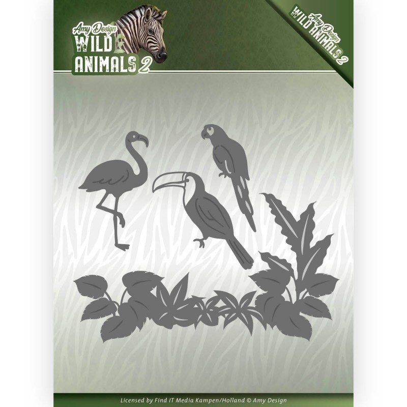 Dies - Amy Design - Wild Animals 2 - Tropical Birds